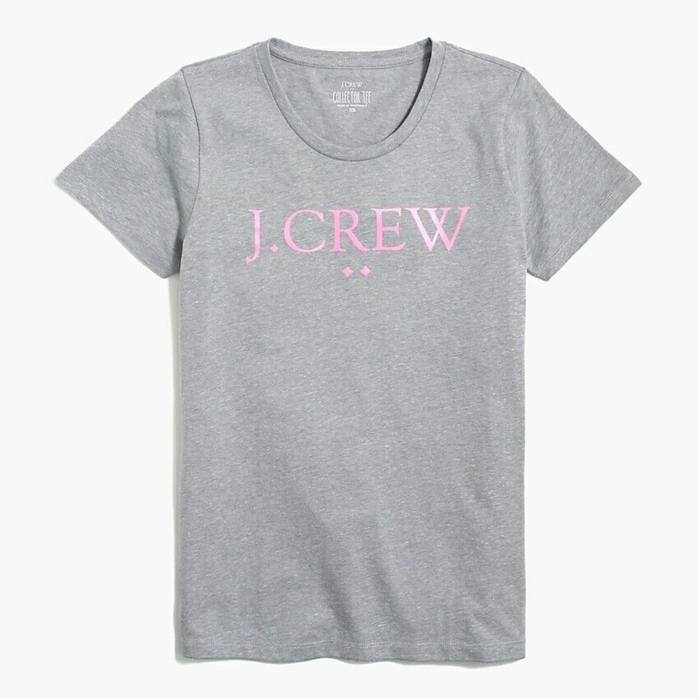 NWT J.Crew Women's Logo tee Jc Double Diamond Size: XS $39.50 AQ322 BE